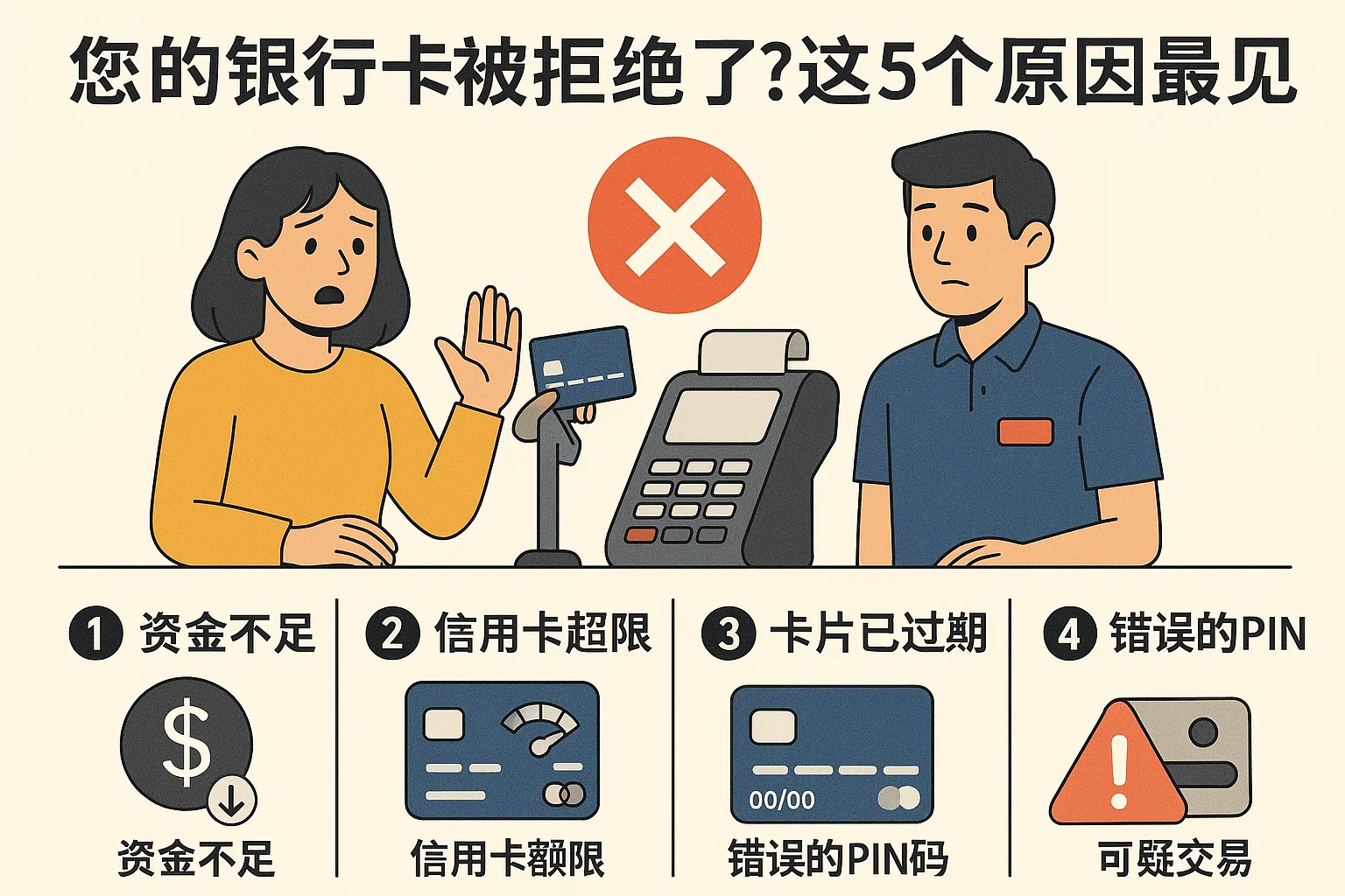 ChatGPT提示“您的银行卡被拒绝了”?这5个原因最常见-极速AI智能