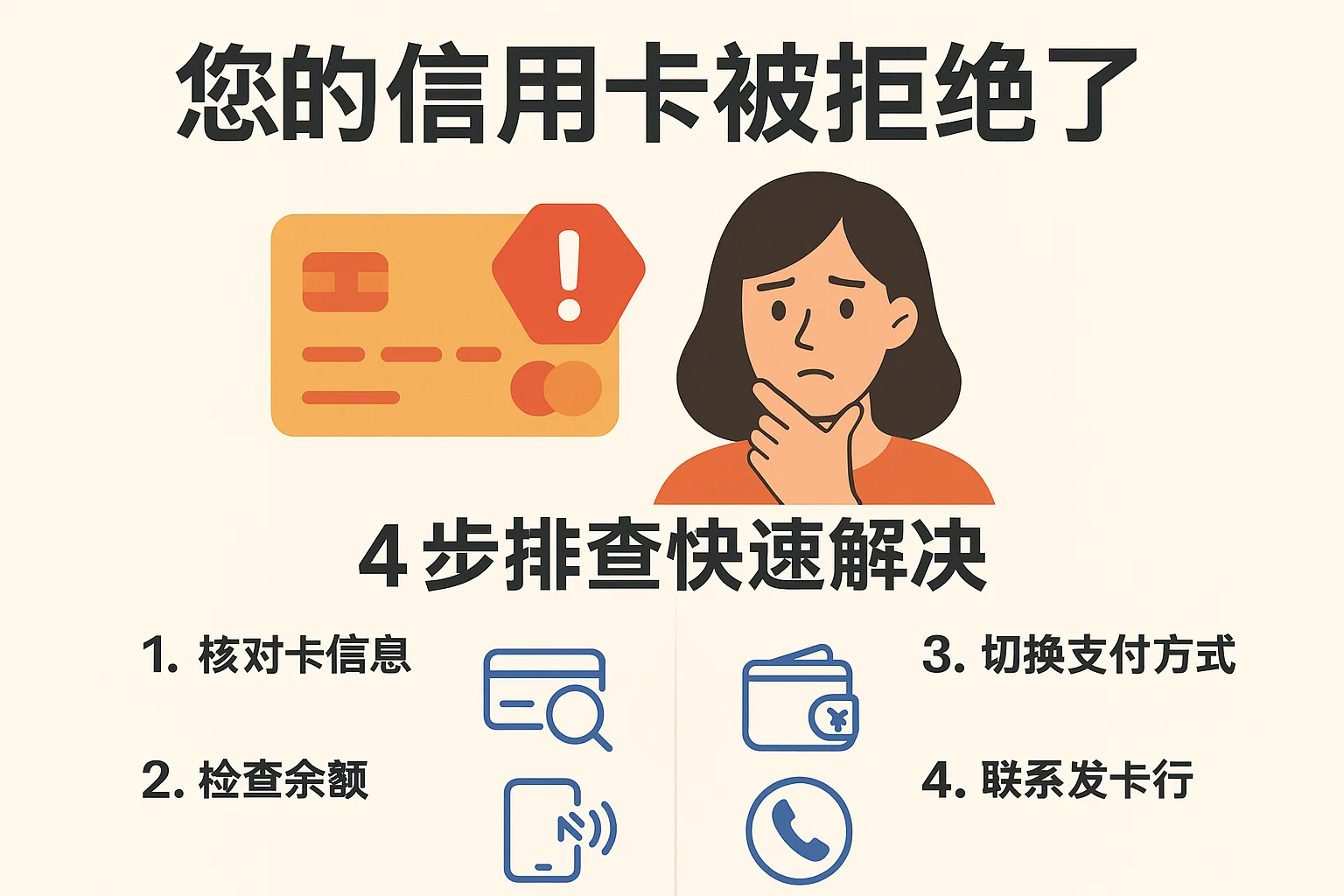 ChatGPT提示“您的信用卡被拒绝了”?4步排查快速解决-极速AI智能